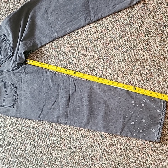 LEVIS WOMENS LIW PRO STRAIGHT GRAY JEANS SIZE 28 SEE MEASUREMENTS IN PICTURES - Picture 15 of 16